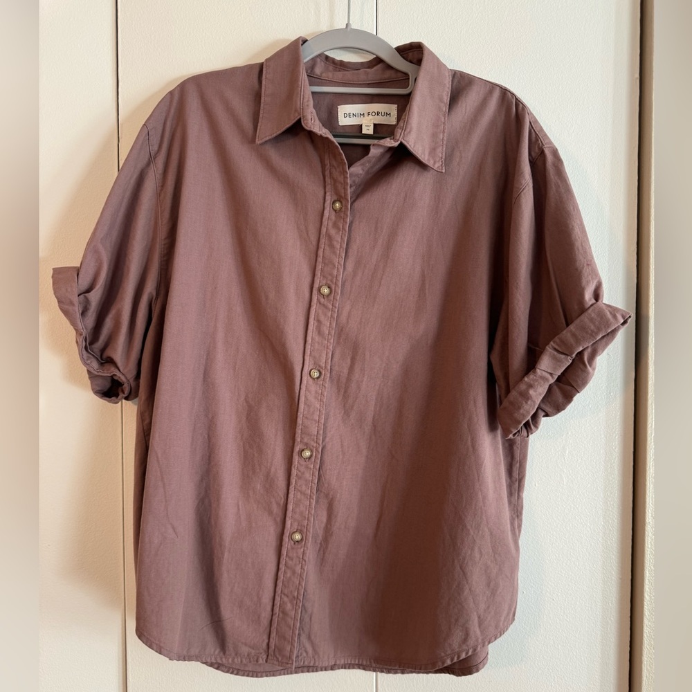 Aritzia Denim Forum Short Sleeve